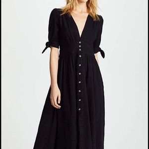 Free People Black Love of My Life Dress